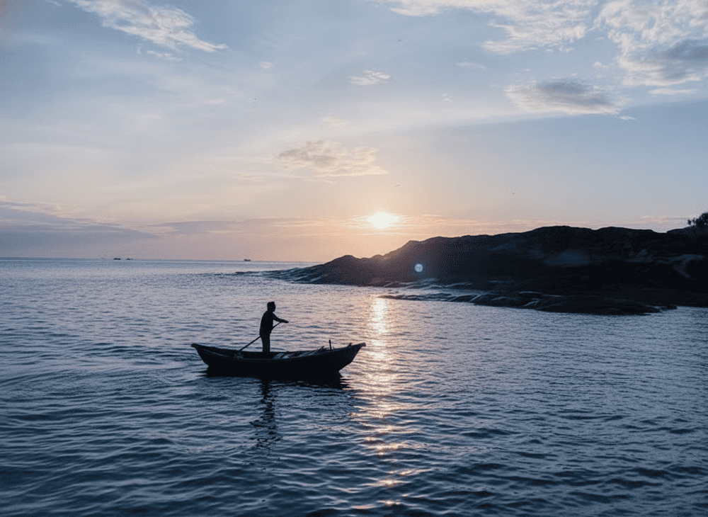 B&igrave;nh minh tại Sa Huỳnh mang đến khung cảnh l&atilde;ng mạn, l&yacute; tưởng để chụp ảnh